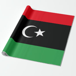 Flagge Libyens Geschenkpapier