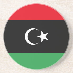 Flagge Libyens Getränkeuntersetzer