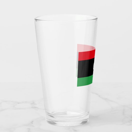 Flagge Libyens Glas (Rechts)