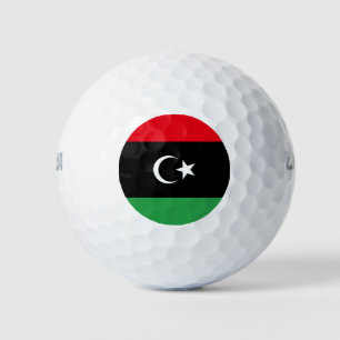 Flagge Libyens Golfball