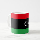 Flagge Libyens Kaffeetasse (Vorderseite Links)