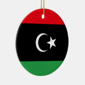 Flagge Libyens Keramik Ornament (Rechts)