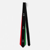 Flagge Libyens Krawatte (Vorderseite)