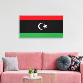Flagge Libyens Leinwanddruck (Insitu (Wohnzimmer))