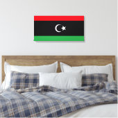 Flagge Libyens Leinwanddruck (Insitu (Schlafzimmer))