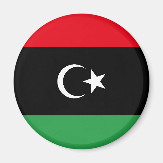 Flagge Libyens Magnet (Vorne)