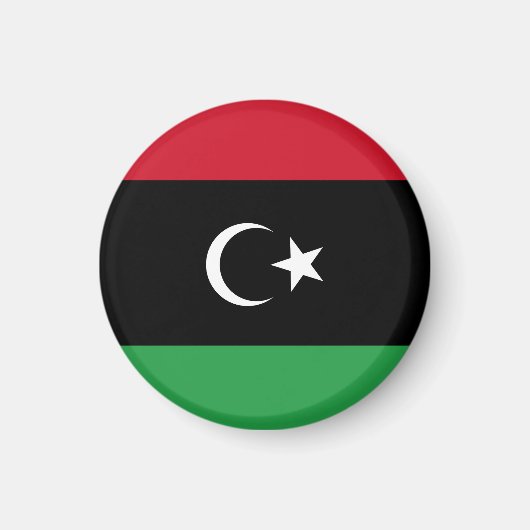 Flagge Libyens Magnet (Vorne)