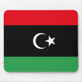 Flagge Libyens Mousepad (Vorne)