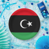 Flagge Libyens Pappteller (Party)