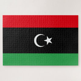 Flagge Libyens Puzzle
