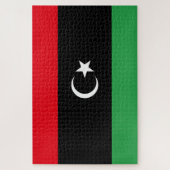 Flagge Libyens Puzzle (Vertikal)