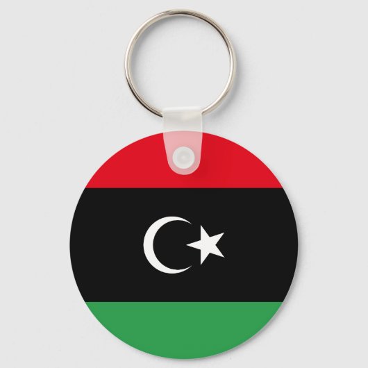 Flagge Libyens Schlüsselanhänger (Vorderseite)