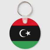 Flagge Libyens Schlüsselanhänger (Rückseite)