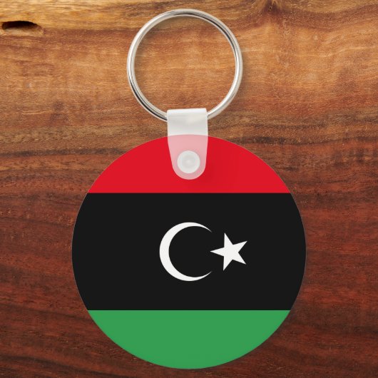Flagge Libyens Schlüsselanhänger (Vorderseite)