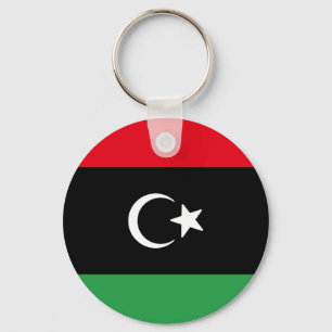 Flagge Libyens Schlüsselanhänger