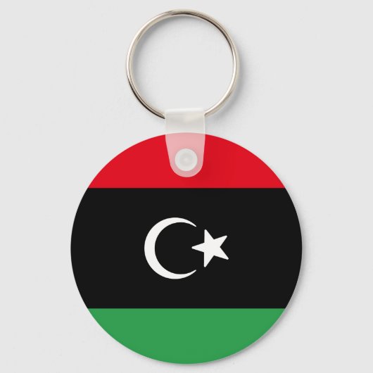 Flagge Libyens Schlüsselanhänger (Vorderseite)