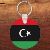 Flagge Libyens Schlüsselanhänger (Rückseite)