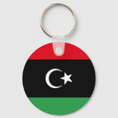 Flagge Libyens Schlüsselanhänger (Rückseite)