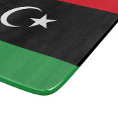 Flagge Libyens Schneidebrett (Ecke)