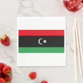 Flagge Libyens Serviette (Beispiel)