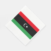 Flagge Libyens Serviette (Ecke)