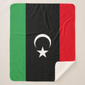 Flagge Libyens Sherpadecke (Vorderseite)