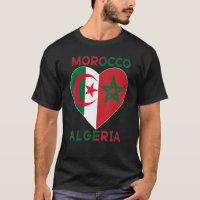 Flagge Liebe Marokko Algerien, ich liebe Marokko A