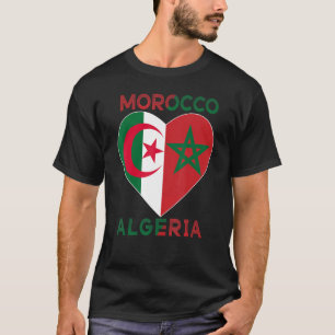 Flagge Liebe Marokko Algerien, ich liebe Marokko A T-Shirt