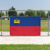 Flagge Liechtensteins Banner (InSitu)
