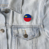 Flagge Liechtensteins Button (Beispiel)