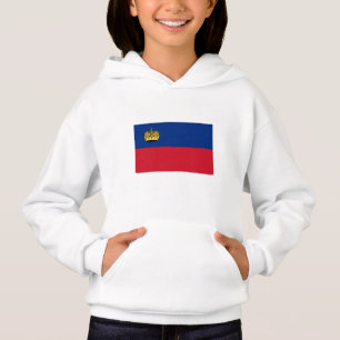 Flagge Liechtensteins Hoodie