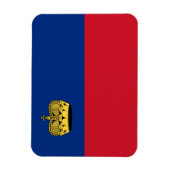 Flagge Liechtensteins Magnet (Vertikal)