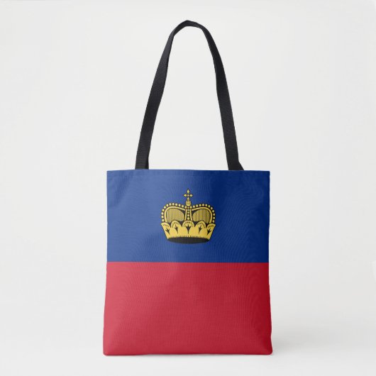 Flagge Liechtensteins Tasche (Vorderseite)