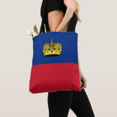 Flagge Liechtensteins Tasche (Von Nahem)