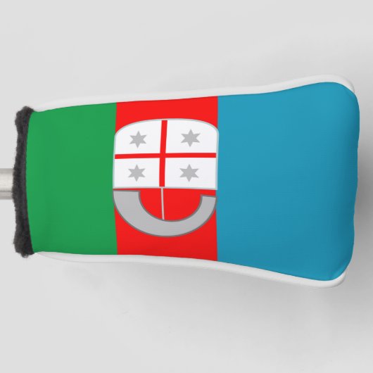 Flagge Liguriens (Italien) Golf Headcover (Vorderseite)