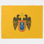 Flagge Limas (Peru) Fleecedecke (Vorderseite (Horizontal))