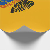 Flagge Limas (Peru) Geschenkpapier (Ecke)