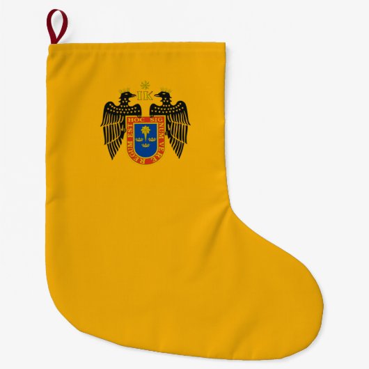 Flagge Limas (Peru) Großer Weihnachtsstrumpf (Vorderseite)