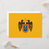 Flagge Limas (Peru) Karte (Vorderseite/Rückseite Beispiel)
