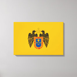 Flagge Limas (Peru) Leinwanddruck