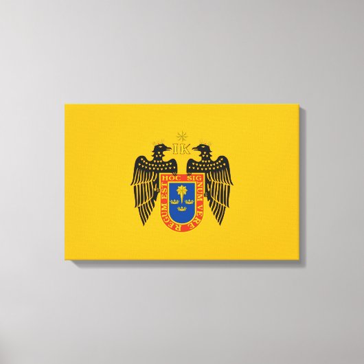 Flagge Limas (Peru) Leinwanddruck (Vorderseite)