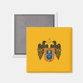 Flagge Limas (Peru) Magnet (Vorderseite/Rückseite)
