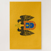 Flagge Limas (Peru) Puzzle (Vertikal)