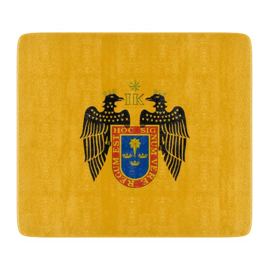 Flagge Limas (Peru) Schneidebrett (Vorderseite)