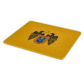Flagge Limas (Peru) Schneidebrett (Ecke)