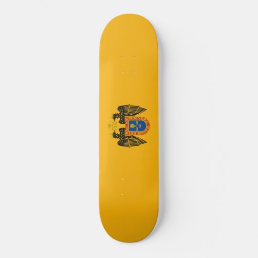 Flagge Limas (Peru) Skateboard (Vorderseite)