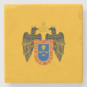 Flagge Limas (Peru) Steinuntersetzer