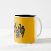 Flagge Limas (Peru) Zweifarbige Tasse (VorderseiteRechts)
