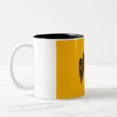 Flagge Limas (Peru) Zweifarbige Tasse (Links)