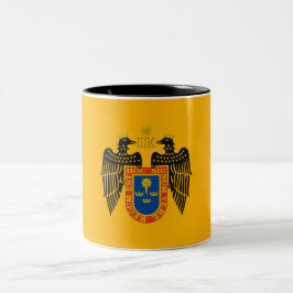 Flagge Limas (Peru) Zweifarbige Tasse